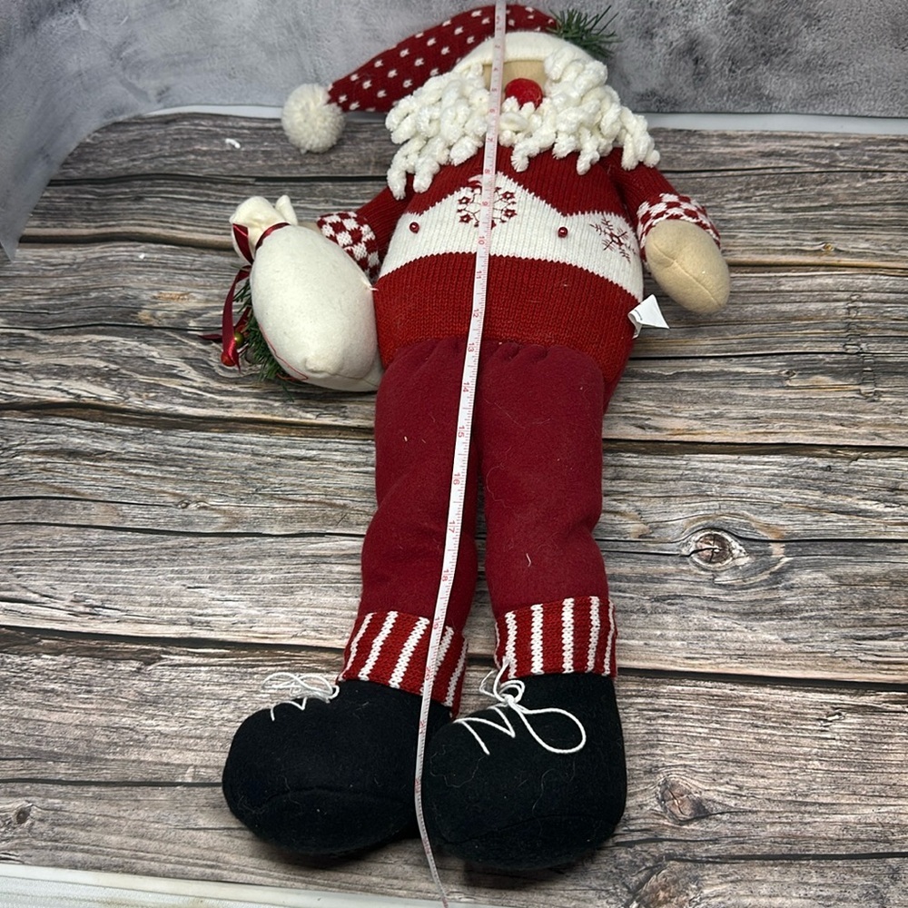 23” Festive Santa Plush Sitter - Picture 2 of 4